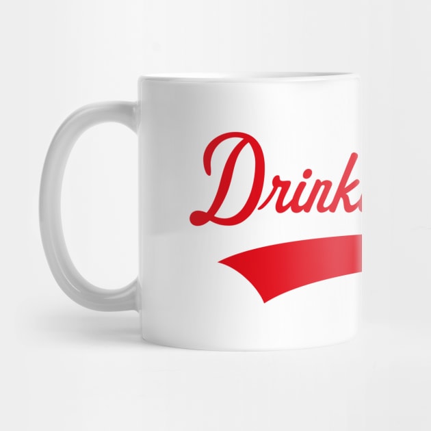 Drinking Team Lettering (Beer / Alcohol / Red) by MrFaulbaum